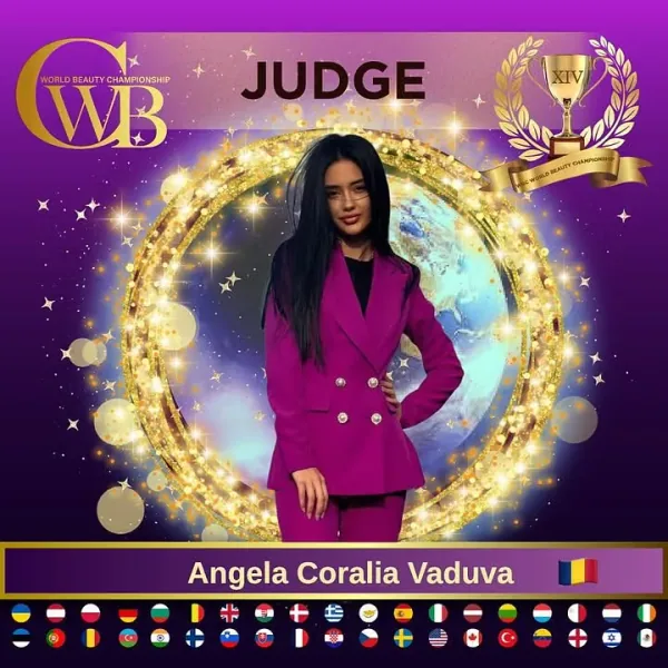 Angela Coralia Vaduva — WBC judge banner
