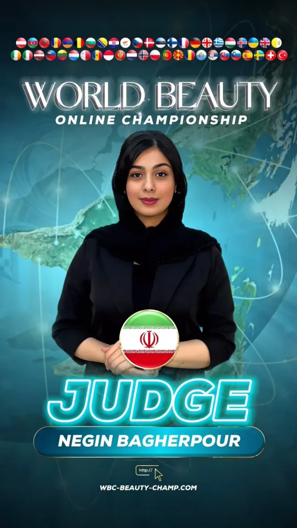 Negin Bagherpour — WBC judge banner