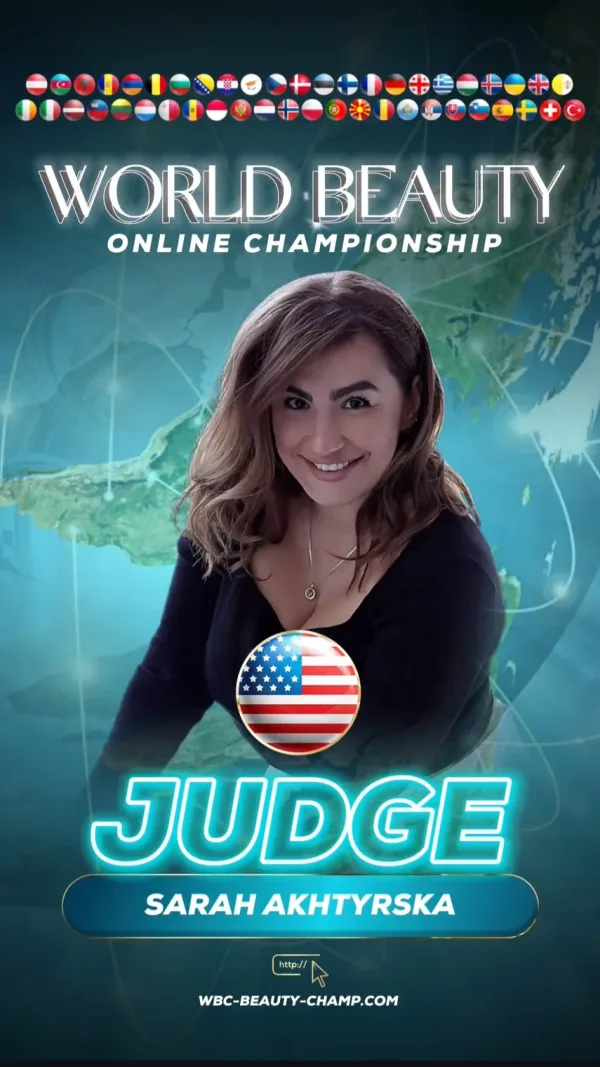 Sarah Akhtyrska — WBC judge banner