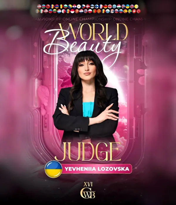 Yevheniia Lozovska — WBC judge banner