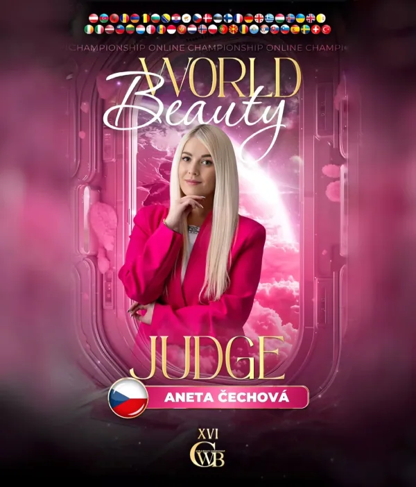 Aneta Čechová — WBC judge banner