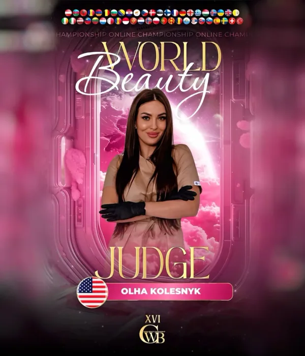 Olha Kolesnyk — WBC judge banner