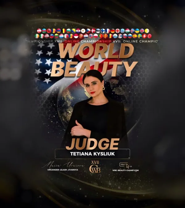 Tetiana Kysliuk — WBC judge banner