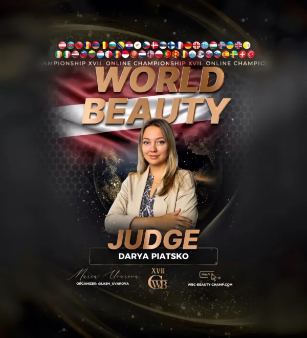 Darya Piatsko — WBC judge banner