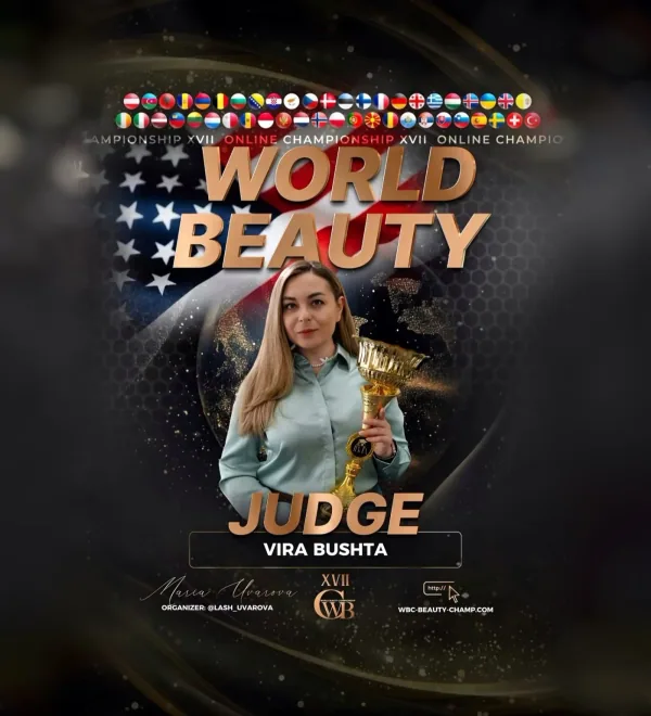 Vira Bushta — WBC judge banner