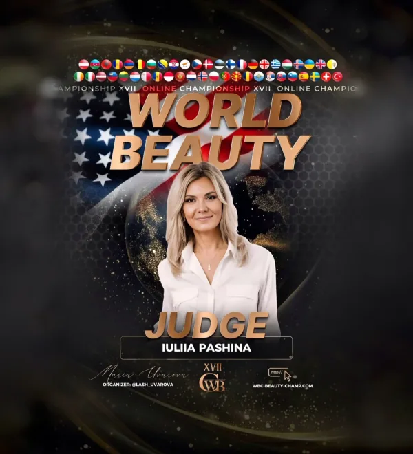 Iuliia Pashina — WBC judge banner