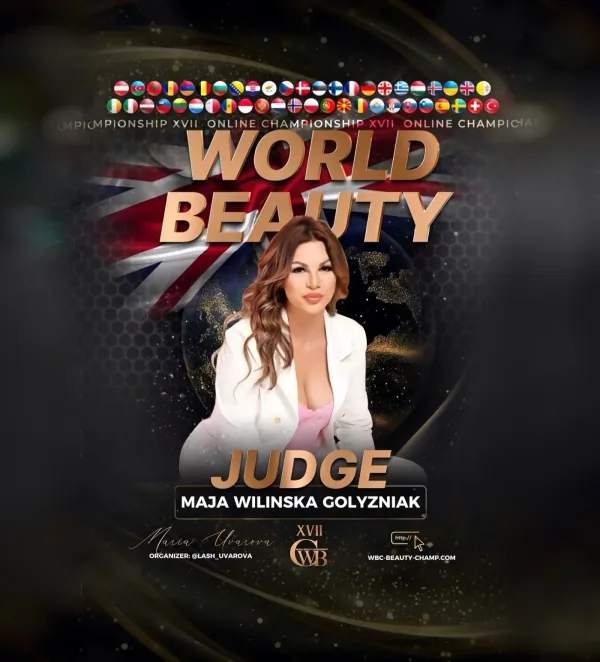 Maja Wilinska Golyzniak — WBC judge banner