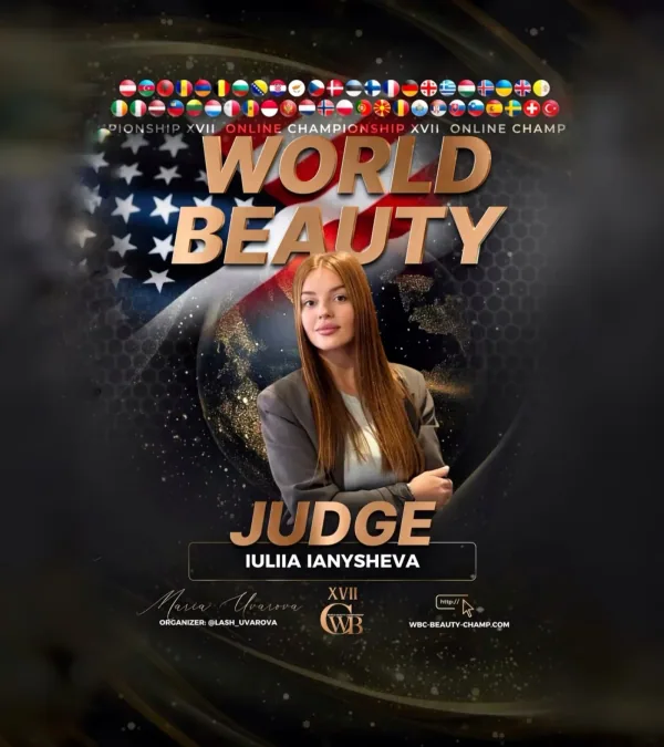 Iuliia Ianysheva — WBC judge banner