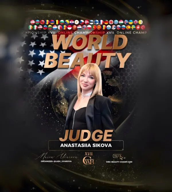 Anastasiia Sikova — WBC judge banner