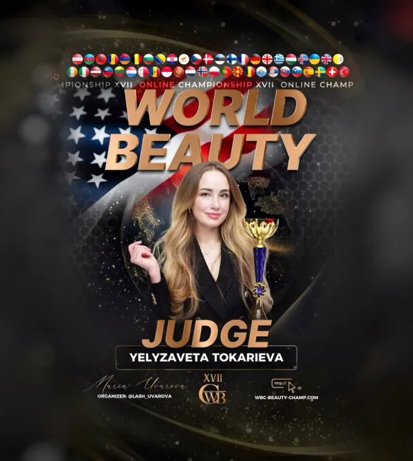 Yelyzaveta Tokarieva — WBC judge banner