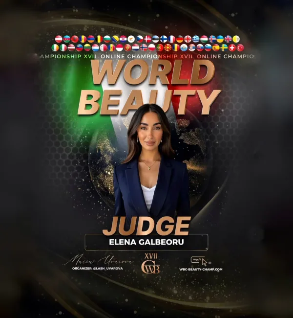 Elena Galbeoru — WBC judge banner