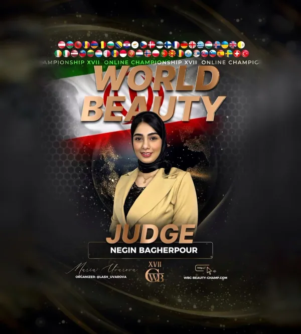 Negin Bagherpour — WBC judge banner