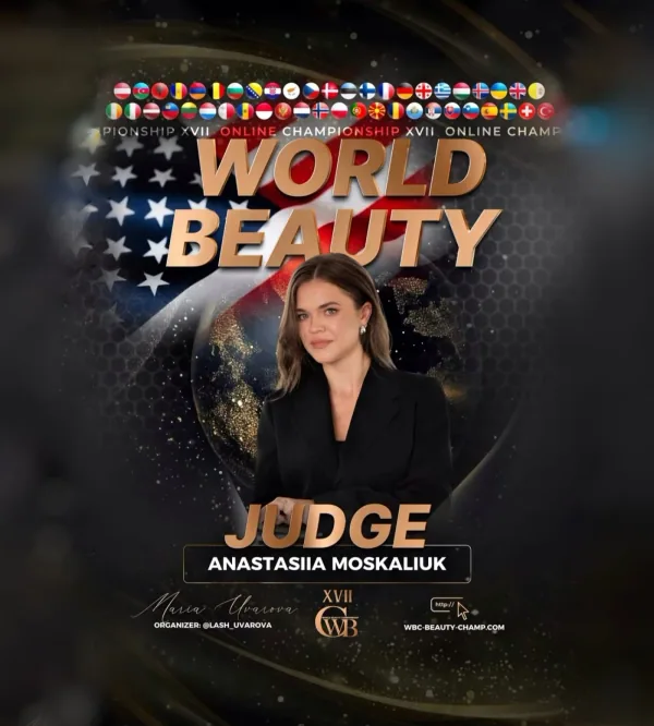 Anastasiia Moskaliuk — WBC judge banner