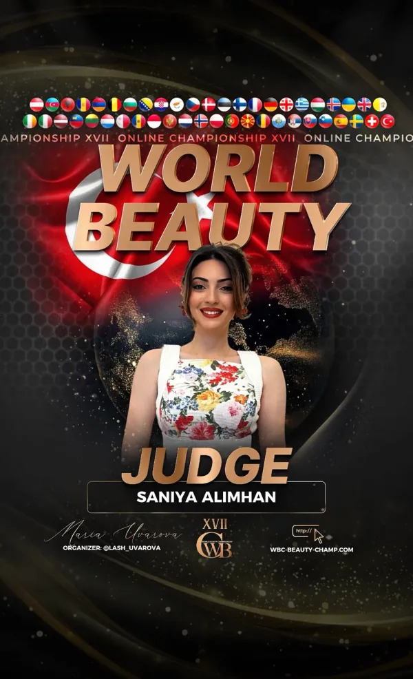 Saniya Alimhan — WBC judge banner