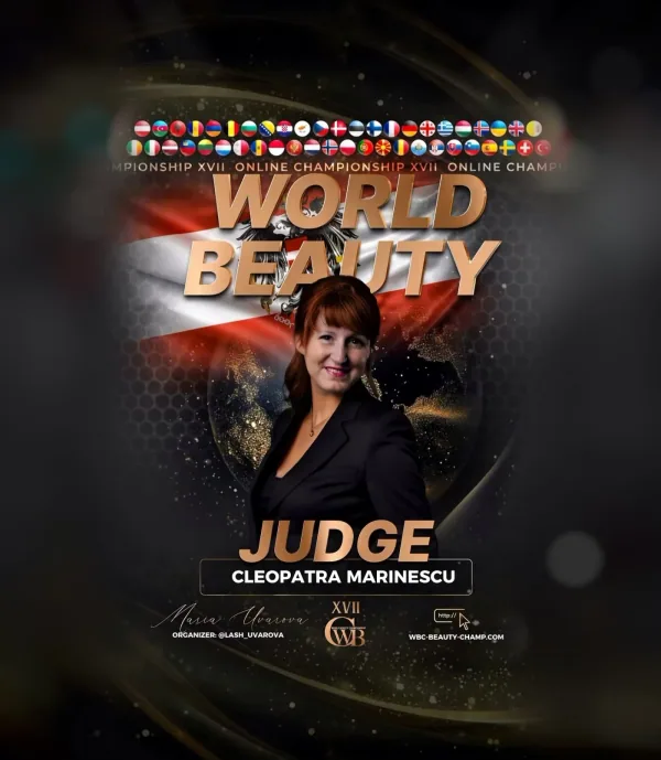Cleopatra Marinescu — WBC judge banner