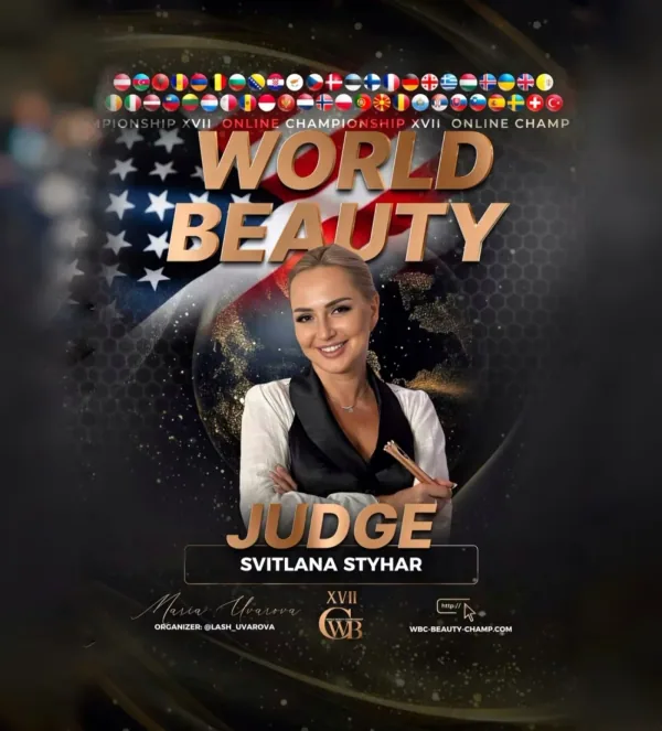 Svitlana Styhar — WBC judge banner