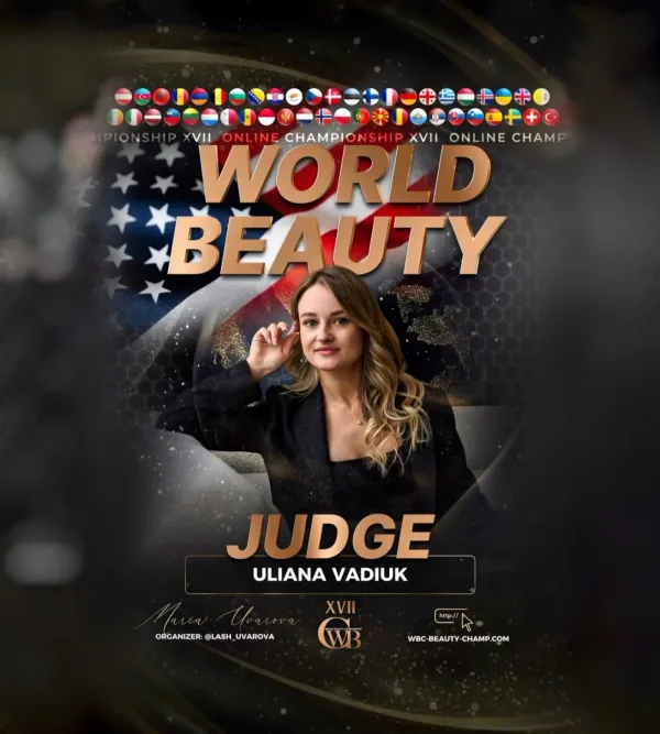 Uliana Vadiuk — WBC judge banner