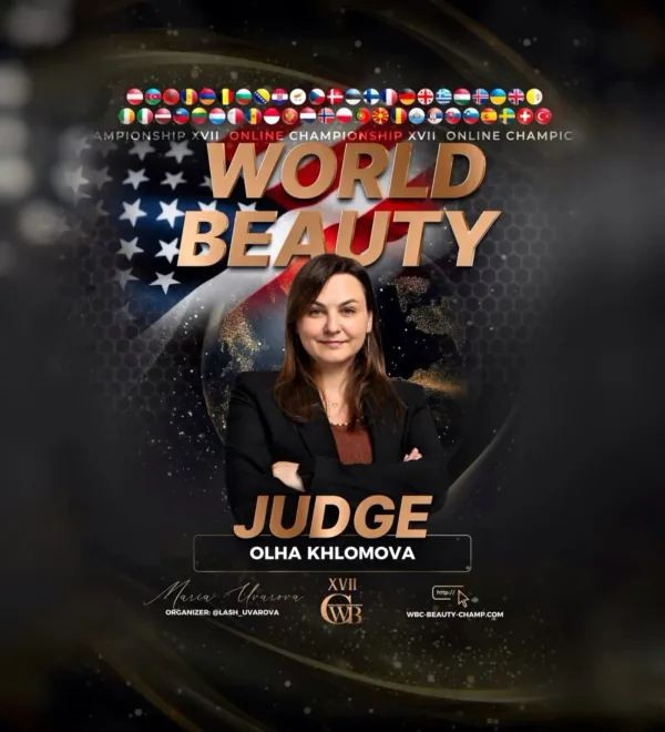 Olha Khlomova — WBC judge banner