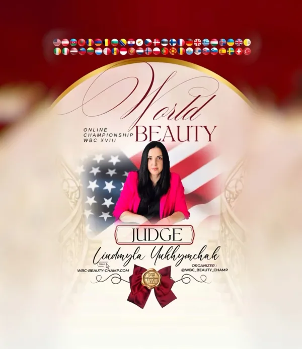 Liudmyla Yukhymchak — WBC judge banner