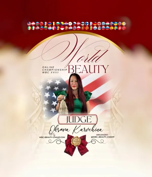 Oksana Karvehina — WBC judge banner
