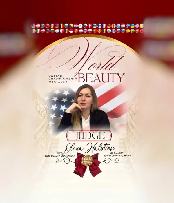 Olena Halstian — WBC judge banner
