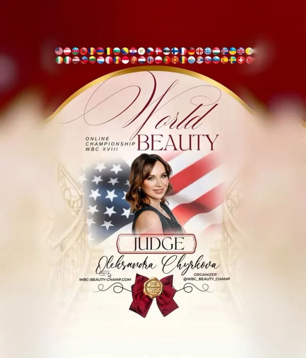 Oleksandra Chyrkova — WBC judge banner