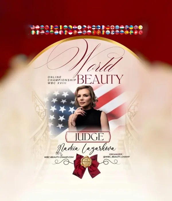 Nadiia Lazarkova — WBC judge banner