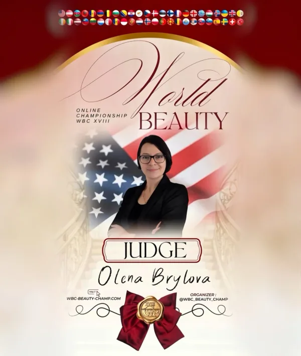 Olena Brylova — WBC judge banner