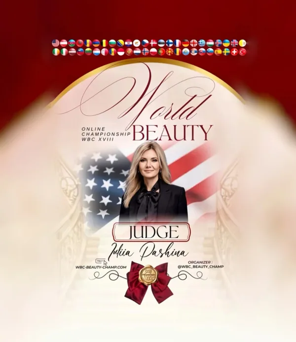 Iuliia Pashina — WBC judge banner