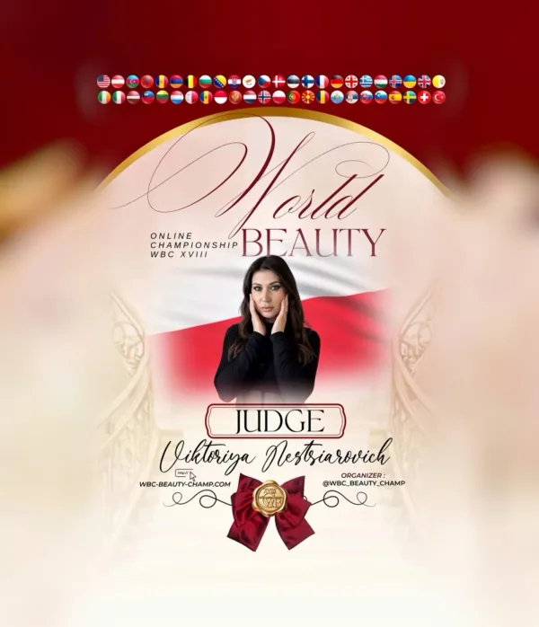 Viktoriya Nestsiarovich — WBC judge banner