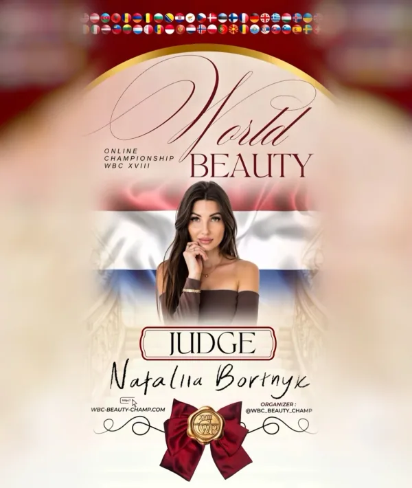 Nataliia Bortnyk — WBC judge banner