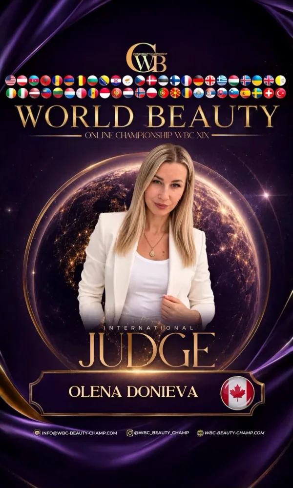 Olena Donieva — WBC judge banner