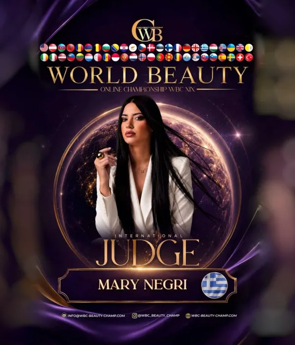 MARY NEGRI — WBC judge banner