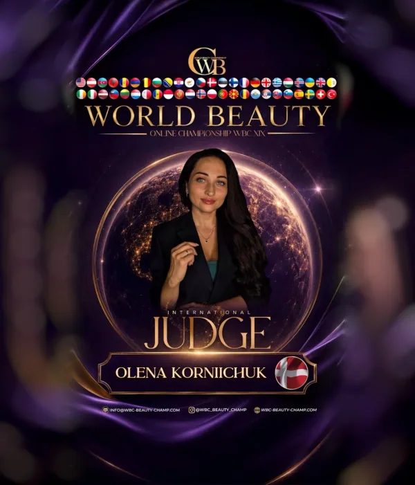 Olena Korniichuk — WBC judge banner