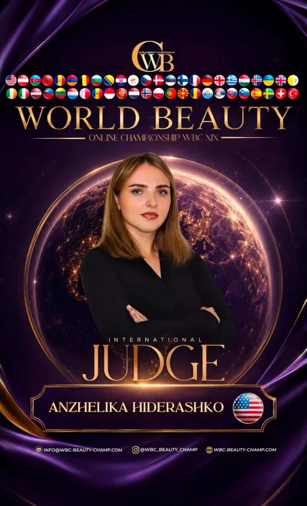 Anzhelika Hiderashko — WBC judge banner