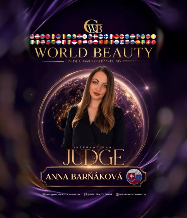 Anna Barňáková — WBC judge banner