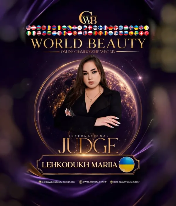 Lehkodukh Mariia — WBC judge banner