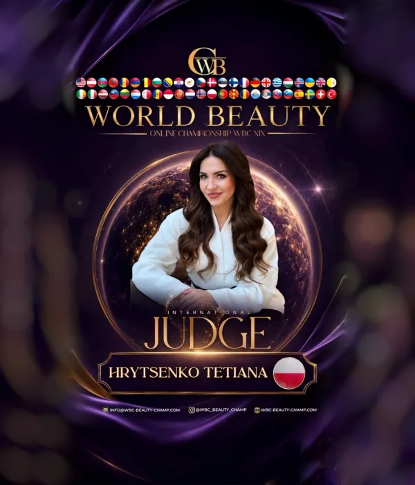 Tetiana Hrytsenko — WBC judge banner