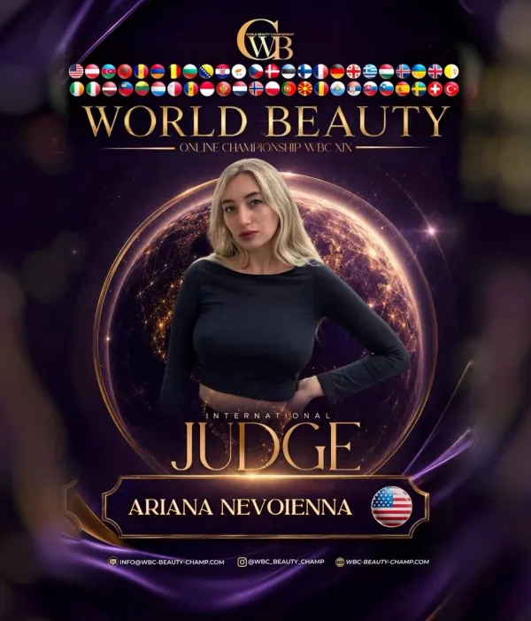 Ariana Nevoienna — WBC judge banner