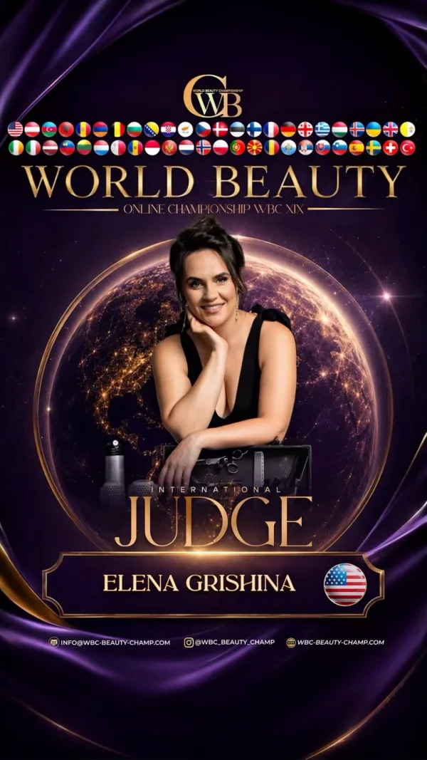 Elena Grishina — WBC judge banner