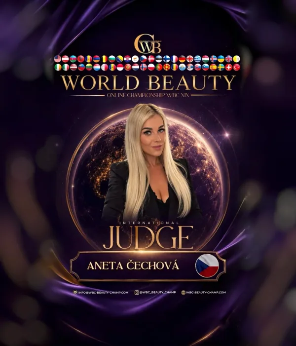 Aneta Čechová — WBC judge banner