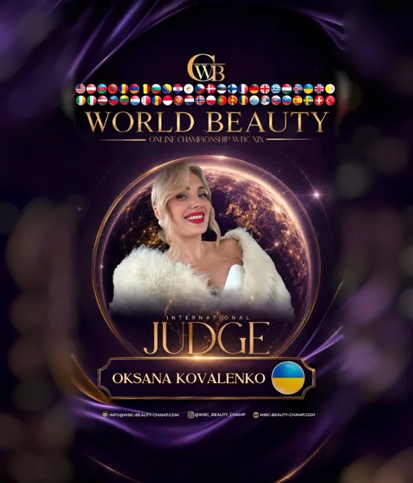 Oksana Kovalenko — WBC judge banner