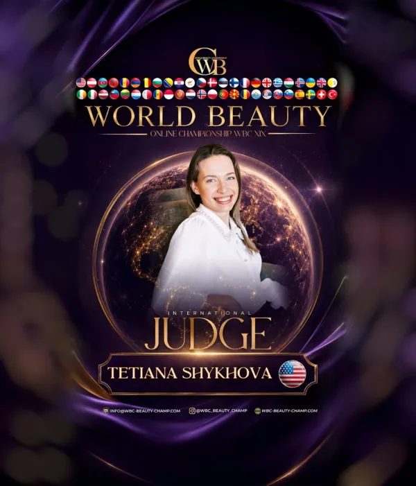 Tetiana Shykhova — WBC judge banner