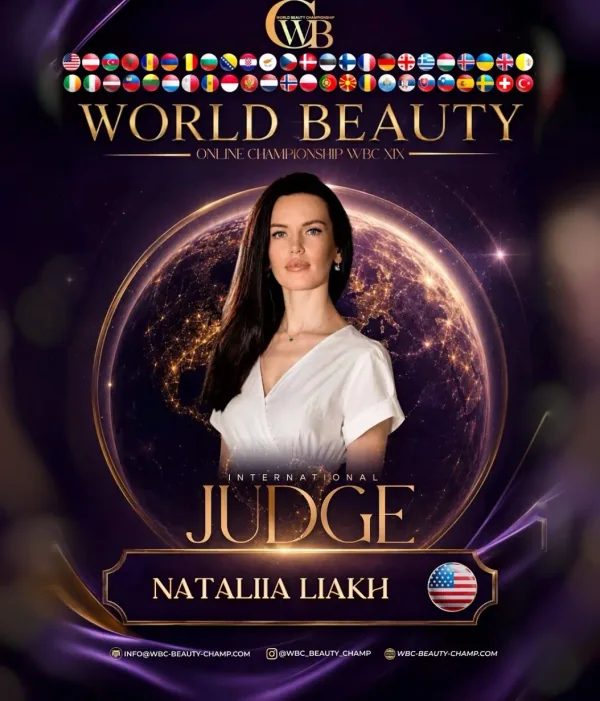 Nataliia Liakh — WBC judge banner
