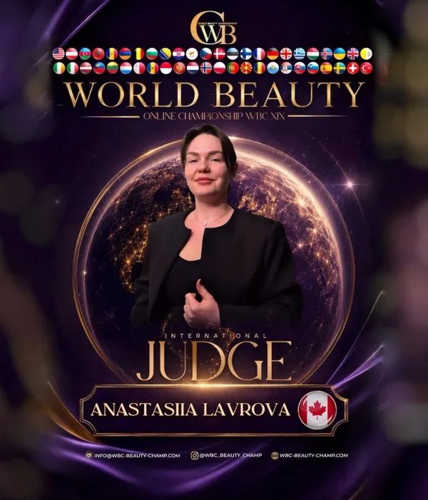 Anastasiia Lavrova — WBC judge banner