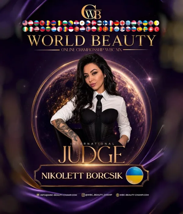 Nikolett Borcsik — WBC judge banner