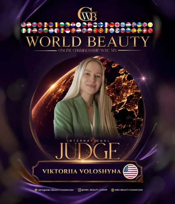 Viktoriia Voloshyna — WBC judge banner