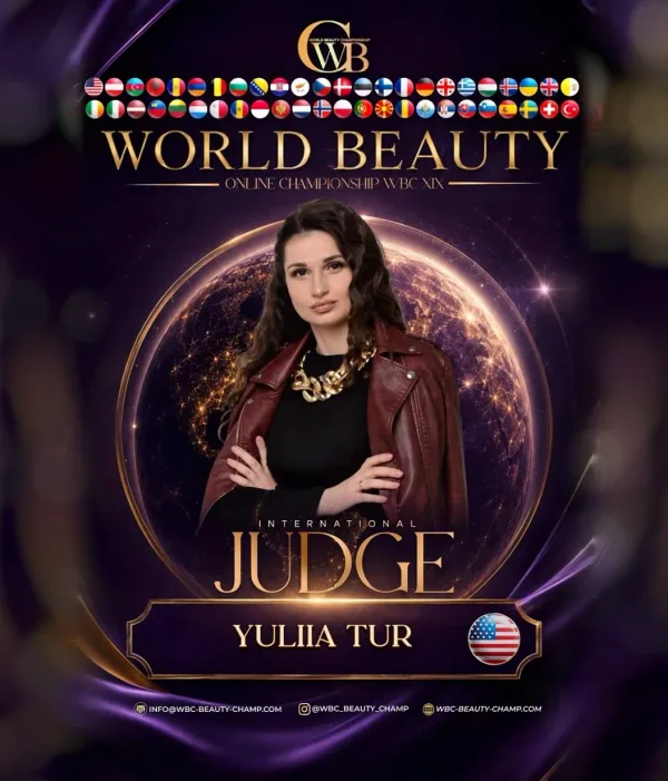 Yuliia Tur — WBC judge banner