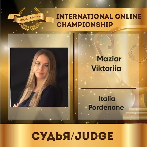 Maziar Viktoriia — WBC judge banner