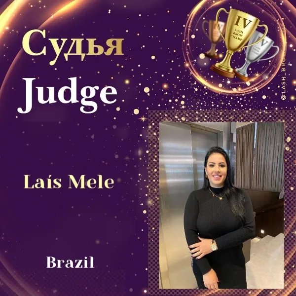 Laís Mele — WBC judge banner